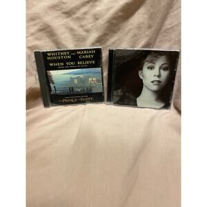 Lot Of 2 Mariah Carey And Whitney Houston CDs